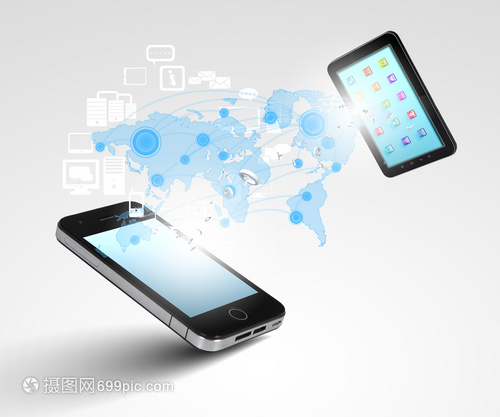 現(xiàn)代通信技術(shù)手機高科技背景的現(xiàn)代通信技術(shù)插圖