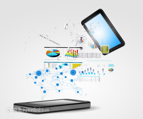 現(xiàn)代通信技術(shù)手機高科技背景的現(xiàn)代通信技術(shù)插圖